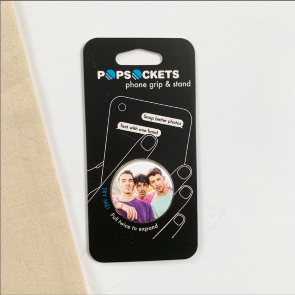 NWT Jonas Brothers Tour Tote Bag & Pop Socket